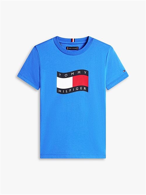 wavy flag t-shirt TOMMY HILFIGER | KB0KB10275TC6H